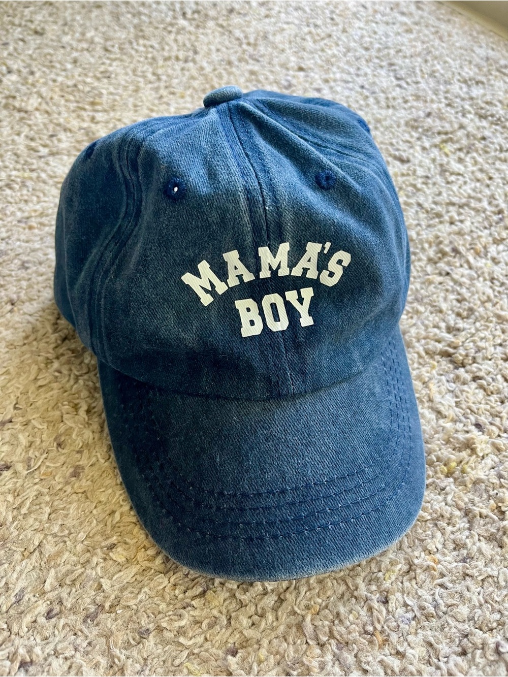 “Mama's Boy” Infant/Toddler Baseball Cap